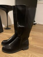 Schwarze Winterstiefel, Grösse 41