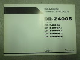 Ersatzteil -Katalog Suzuki DR-Z 400 S  Jg.2004-1