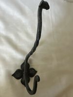 Schmiedeeisen Haken floral verziert L ca. 17cm