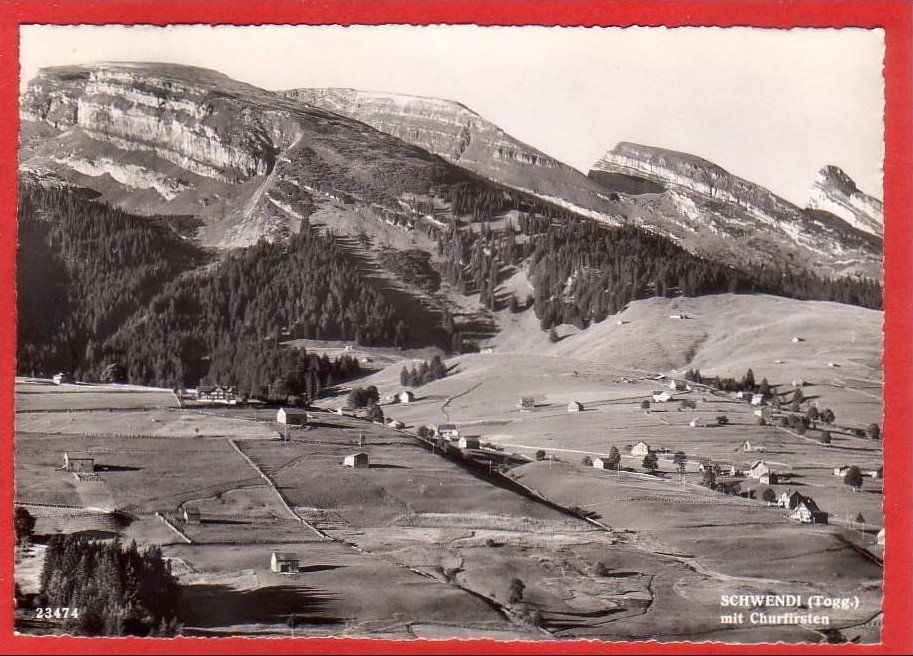 Cartoline postali: SCHWENDI TOGGENBURG, GROSSFORMAT – Usato da Grüningen venduto da Kartenlaube