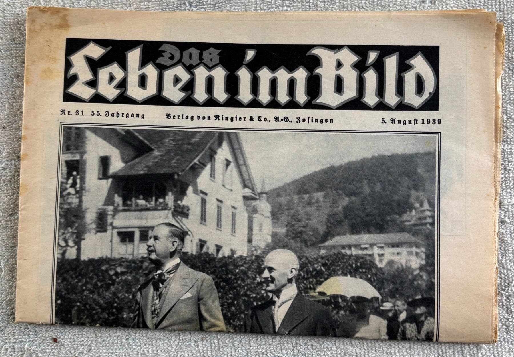 Riviste & Magazine: DAS LEBEN IM BILD 05. AUGUST 1939 – Usato da Ostermundigen venduto da wini63 3