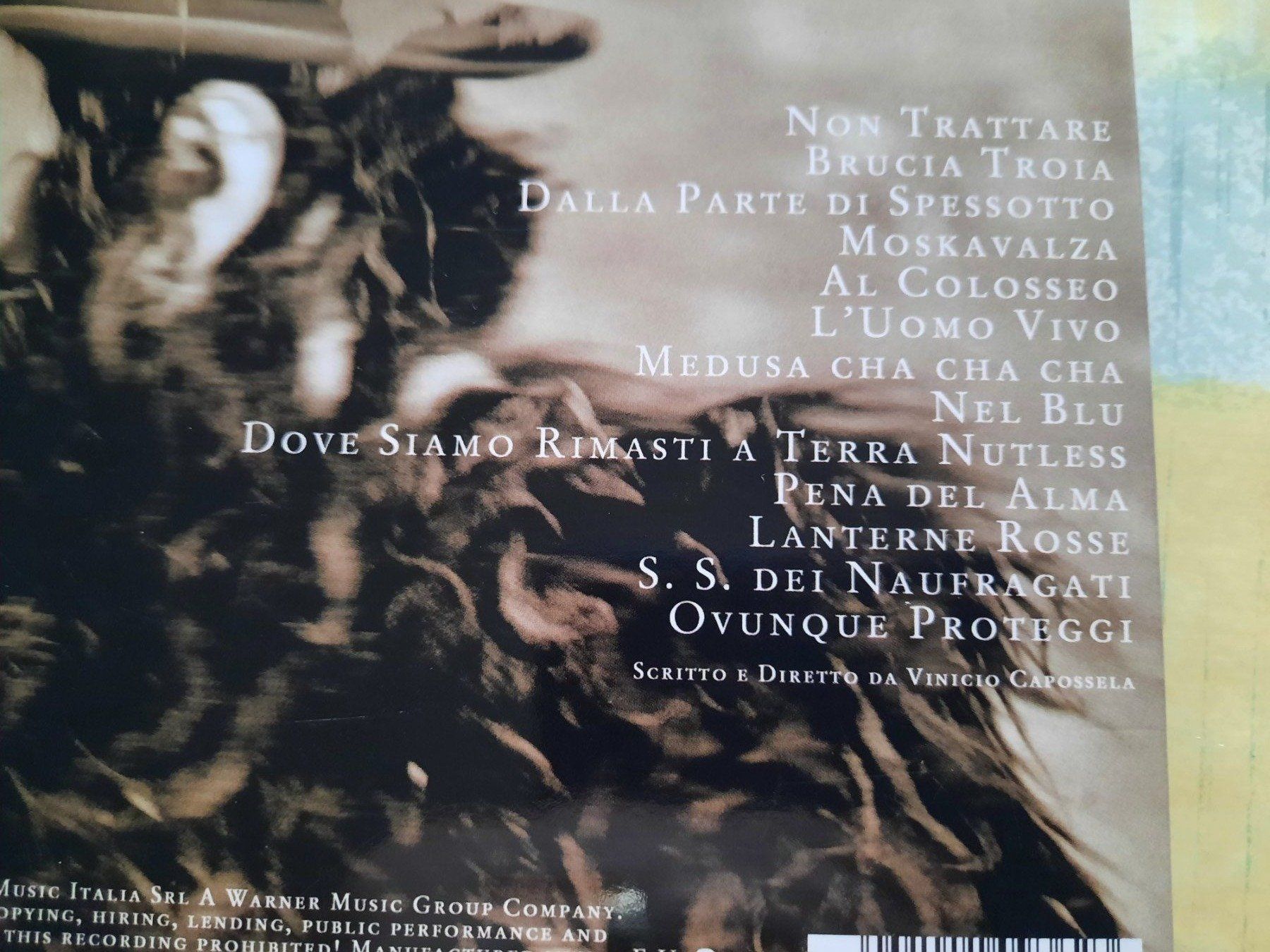 CD: CD Vinicio Capossela - Ovunque Proteggi  – Usato da Pully venduto da bro_n52j 2