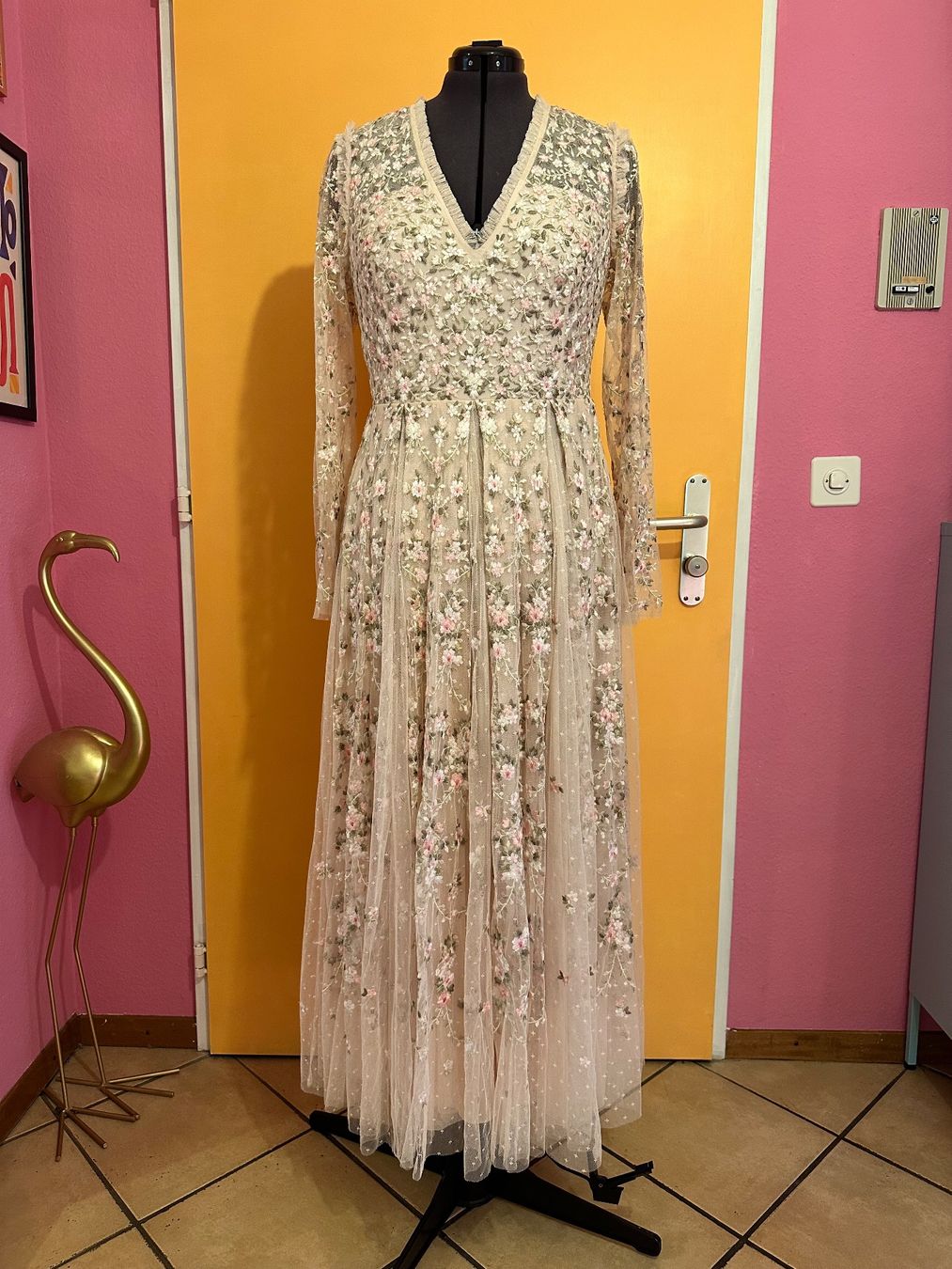Vestiti: Robe Needle & Thread, taille 46, brodée fleurs, été ✨ – Nuovo (secondo la descrizione) da Lausanne venduto da mam_x6df