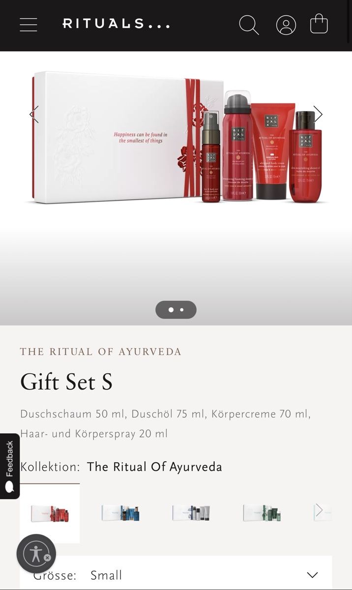 Rituals Gift Set S The Ritual Of Ayurveda (Neu und originalverpackt) in ...