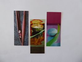 3 Buchzeichen mit Esoterik Motiven, neu