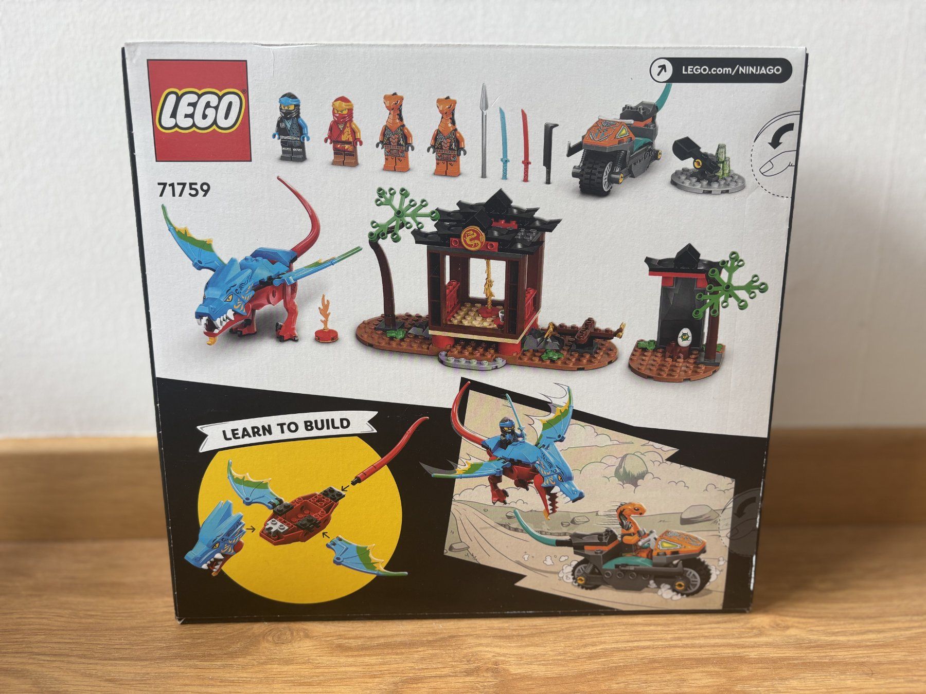 Lego Kit di costruzioni: LEGO 71759 - Ninjago: Ninja Dragon Temple – Nuovo e nell'imballaggio originale da Horgen venduto da Bricksandbrack 1
