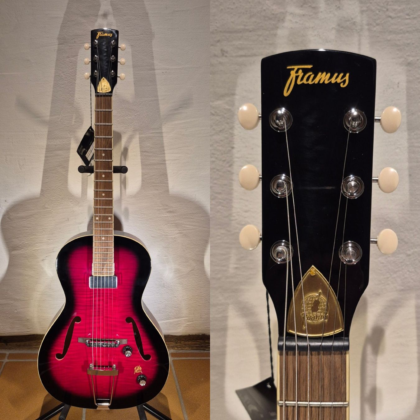Framus Musikinstrumente: Neu: Framus Vintage 5/51 Studio Burgundy – Neu und originalverpackt aus Winterthur von NorrSydGuitars