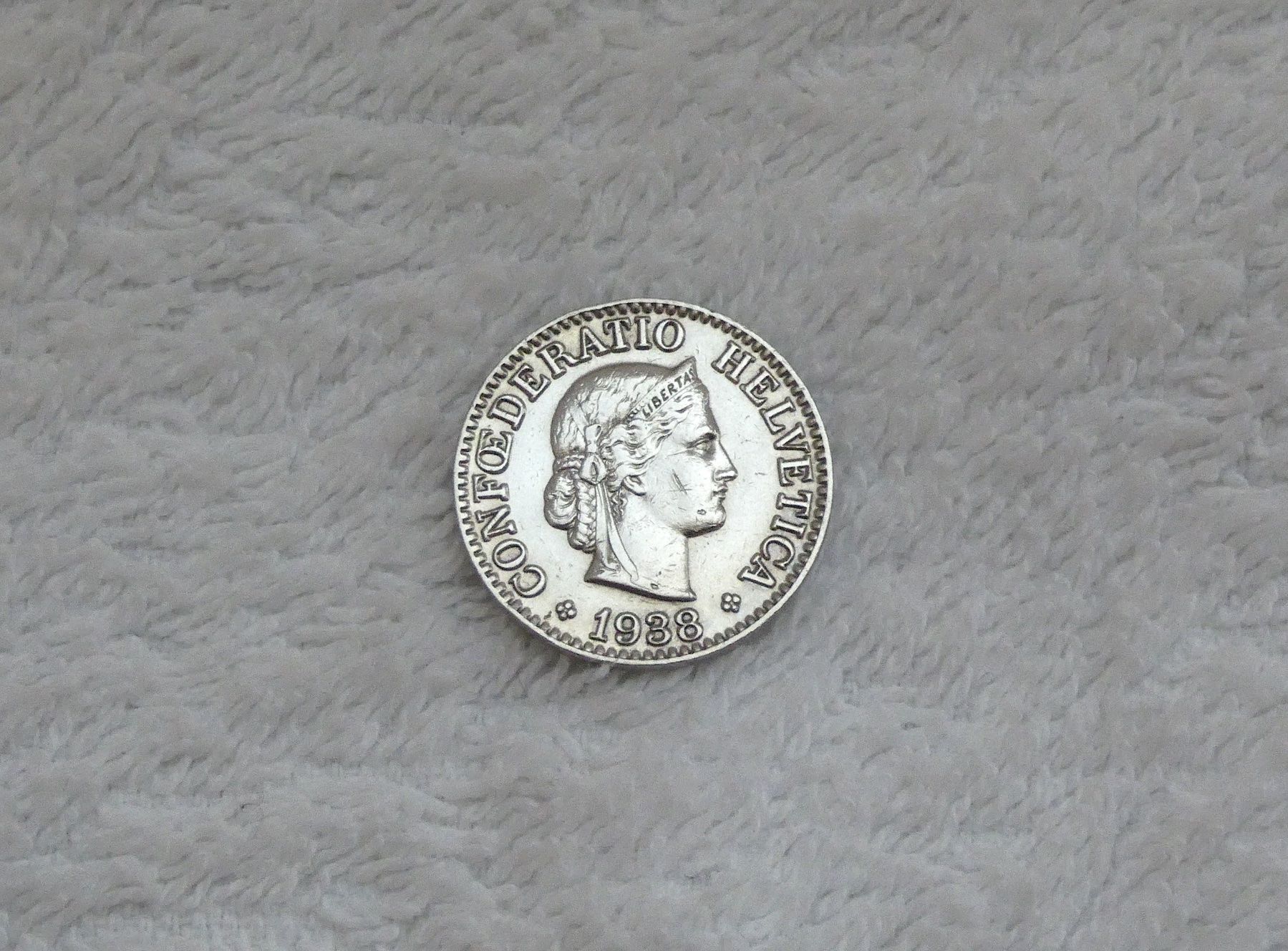 Tutti le monete: 10 centimes/rappen 1938 – Usato da Nyon venduto da Ilmi09