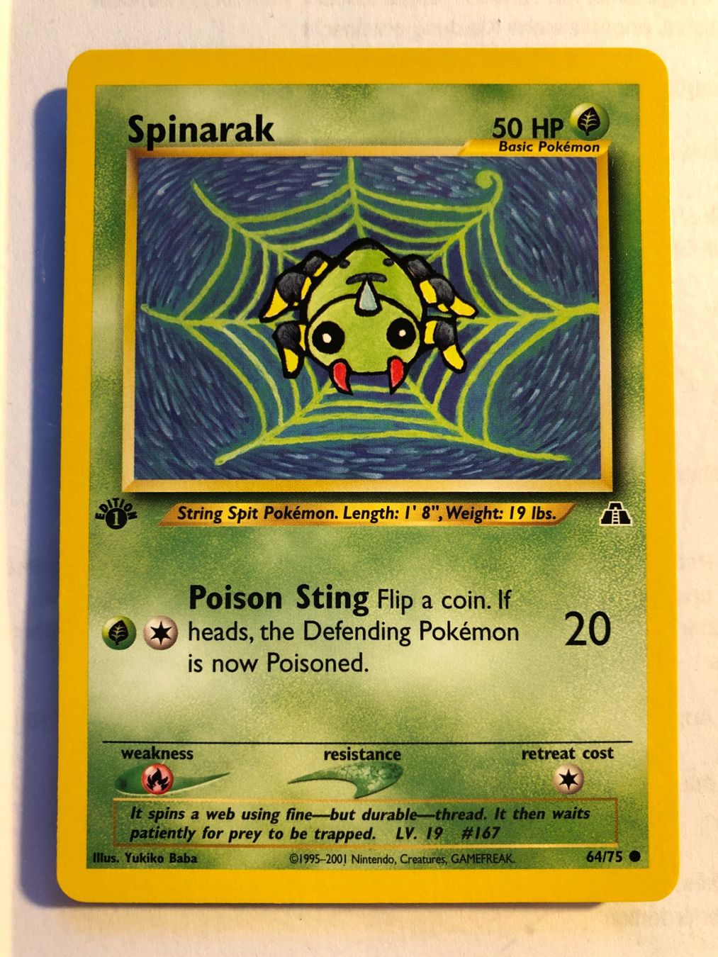 Carte collezionabili: Spinarak 1st Neo Discovery - MINT - ab 1.- – Usato da Giubiasco venduto da dan_pr8b