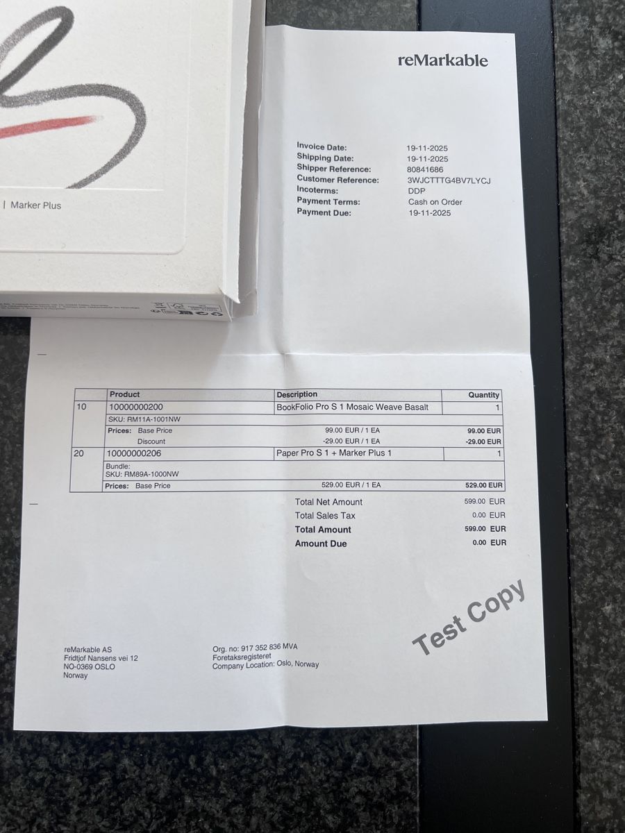 reMarkable Tablet PC: reMarkable Paper Pro Move + Hülle – Usato da Edlibach venduto da lar_snw9 4