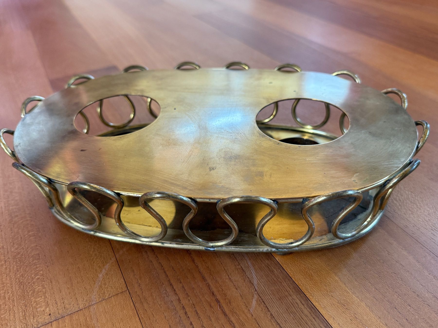 Elettrodomestici da cucina: Plattenwärmer vintage mit Kerzen Messingfarben – Usato da Wittwil venduto da Schnaeppli64