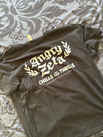 T-Shirt Angry Zeta Tour 2024 Roly schwarz Grösse XL
