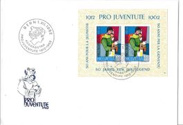 FDC Pro Juventute 1962, Erinnerungsblock 50-Jahr-Jubiläum
