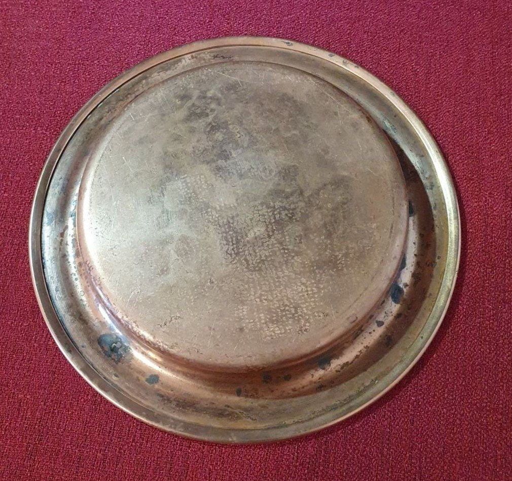 Sottobicchieri: Vintage Messing-Dekoteller / Kerzenuntersatz – Ø 17 cm/256gr – Usato da Abtwil AG venduto da MaVo.0710 2