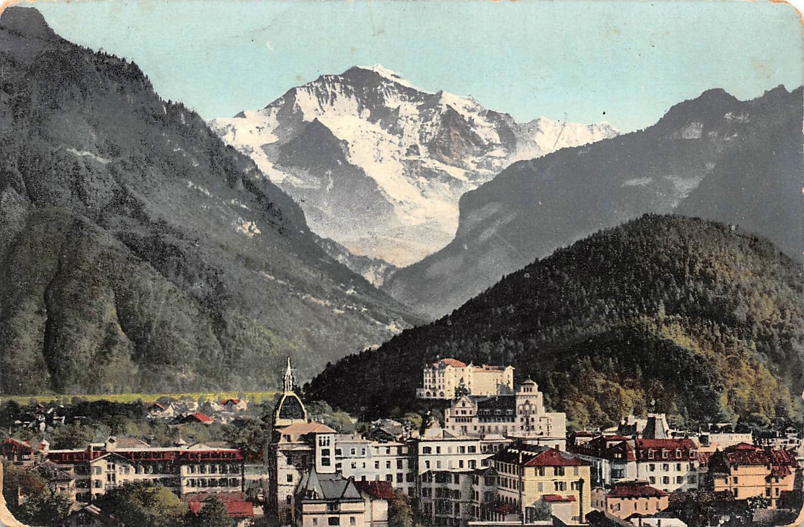 Cartoline postali: Interlaken – Usato da Ottikon b.Kemptth. venduto da Neptun1974