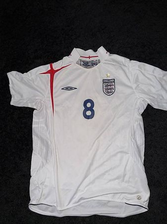 England Trikot Home 2005-2007 Nr. 8 Umbro  Grösse L