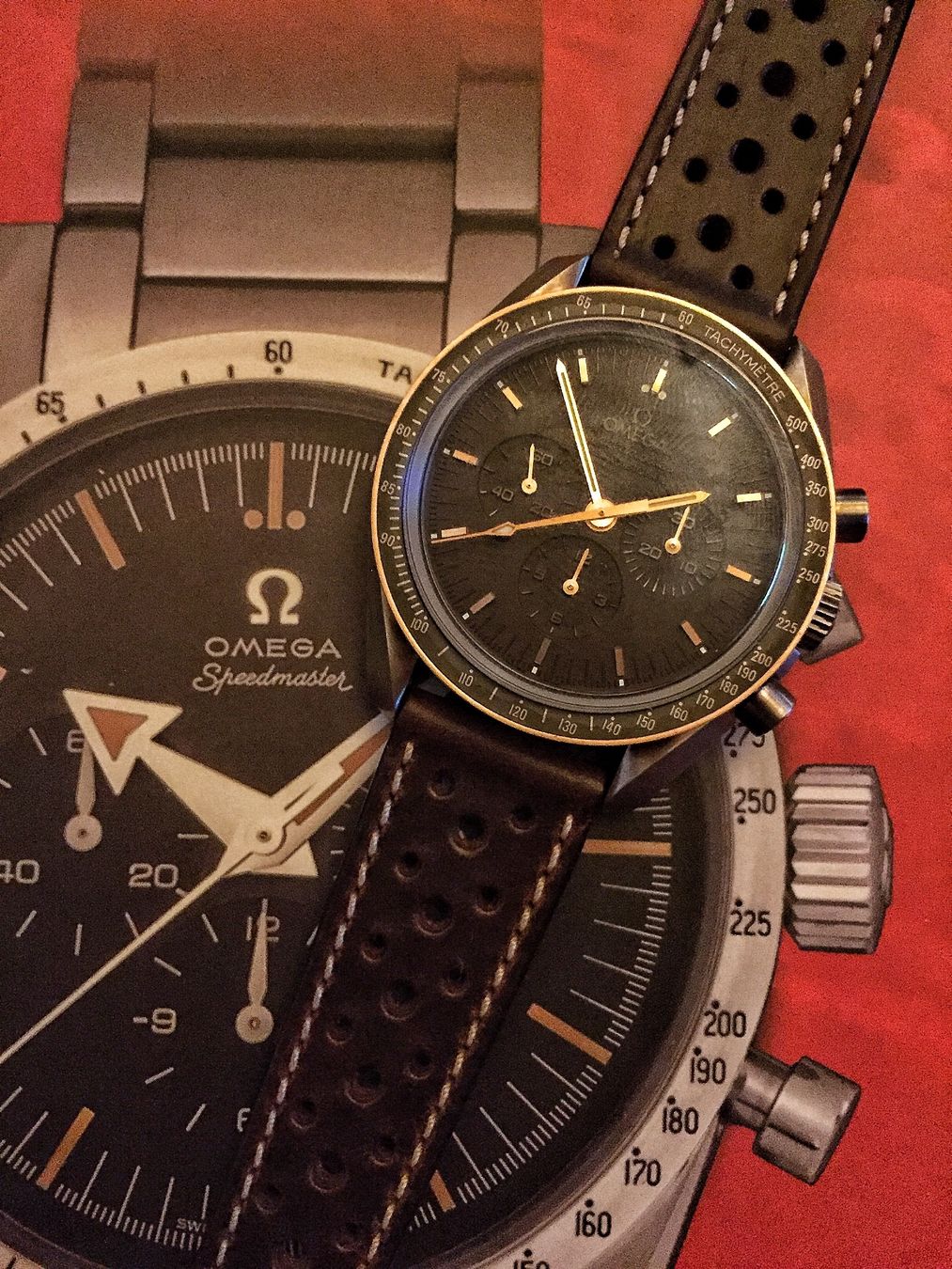 Omega Orologi: Omega Speedmaster Professional Apollo 11 Titanium / 18K – Nuovo (secondo la descrizione) da Itingen venduto da bubibu 2
