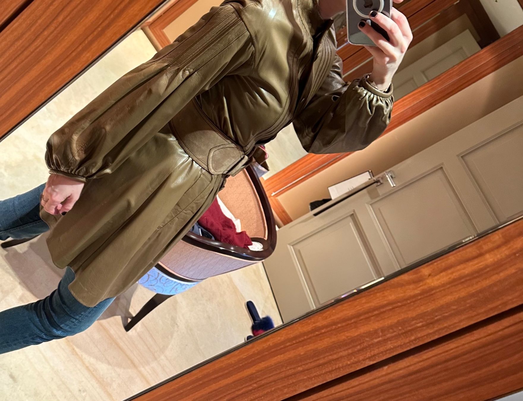 Bally Cappotti: Bally Leder Mantel – Nuovo (secondo la descrizione) da Zollikon venduto da ValeL 5