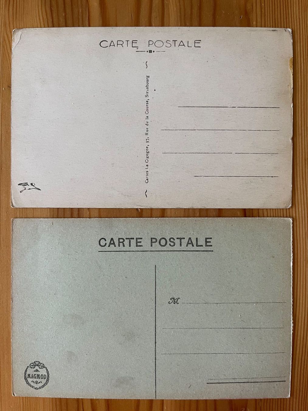 Cartoline postali: Zwei alte Ansichtskarten Strassburg Pont du Rhin – Nuovo (secondo la descrizione) da Zürich venduto da Gurkis 1