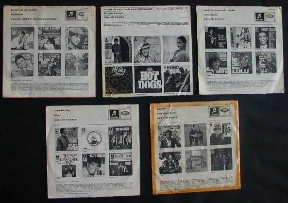 Dischi in vinile: GRAHAM BONNEY Sammlung: 5 Platten – Usato da Zürich venduto da Vinyl 1