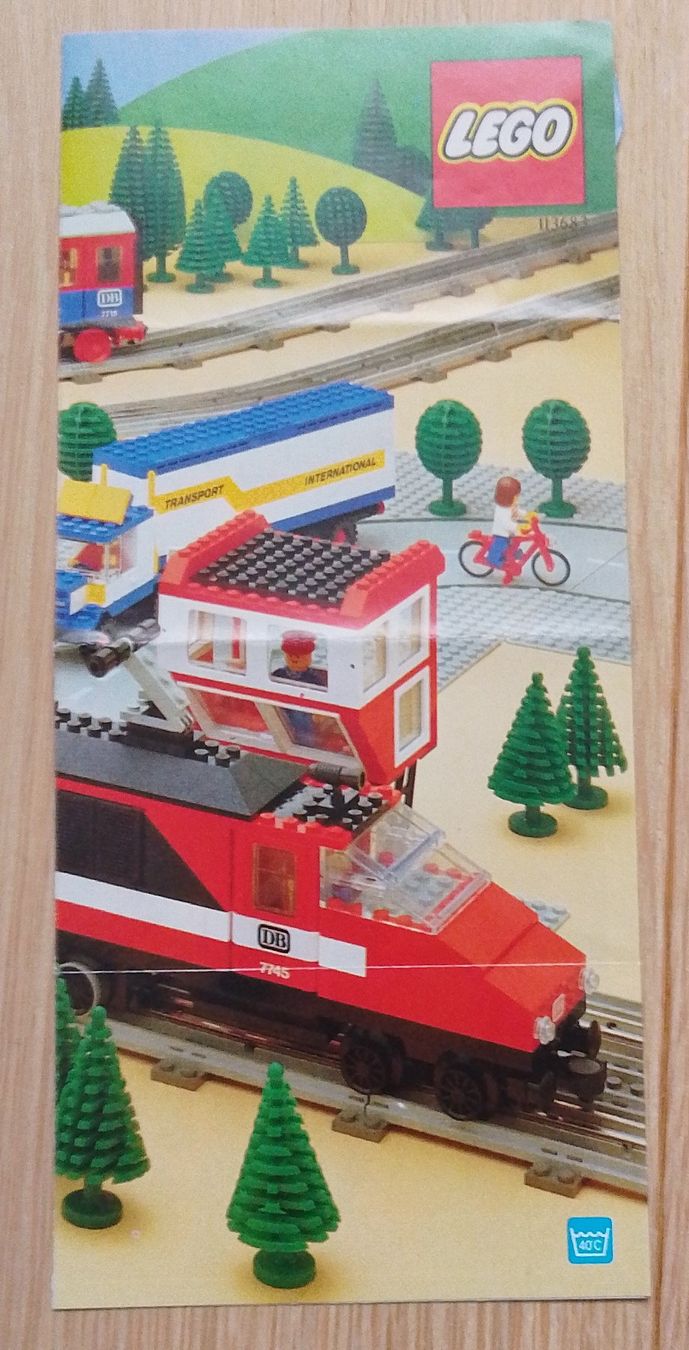 Lego Documenti: LEGO Eisenbahn Katalog Prospekt 80er gefaltet u. eingerissen – Usato da Wohlen AG venduto da salamanderspielwaren