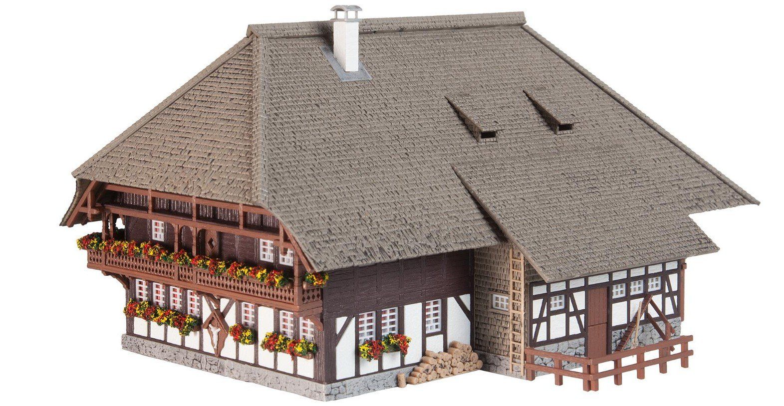 Faller Modellini di ferrovie: Faller 191834 H0 Schwarzwaldhof – Nuovo e nell'imballaggio originale da Neukirch a.d. Thur venduto da Modellbauartikel 3