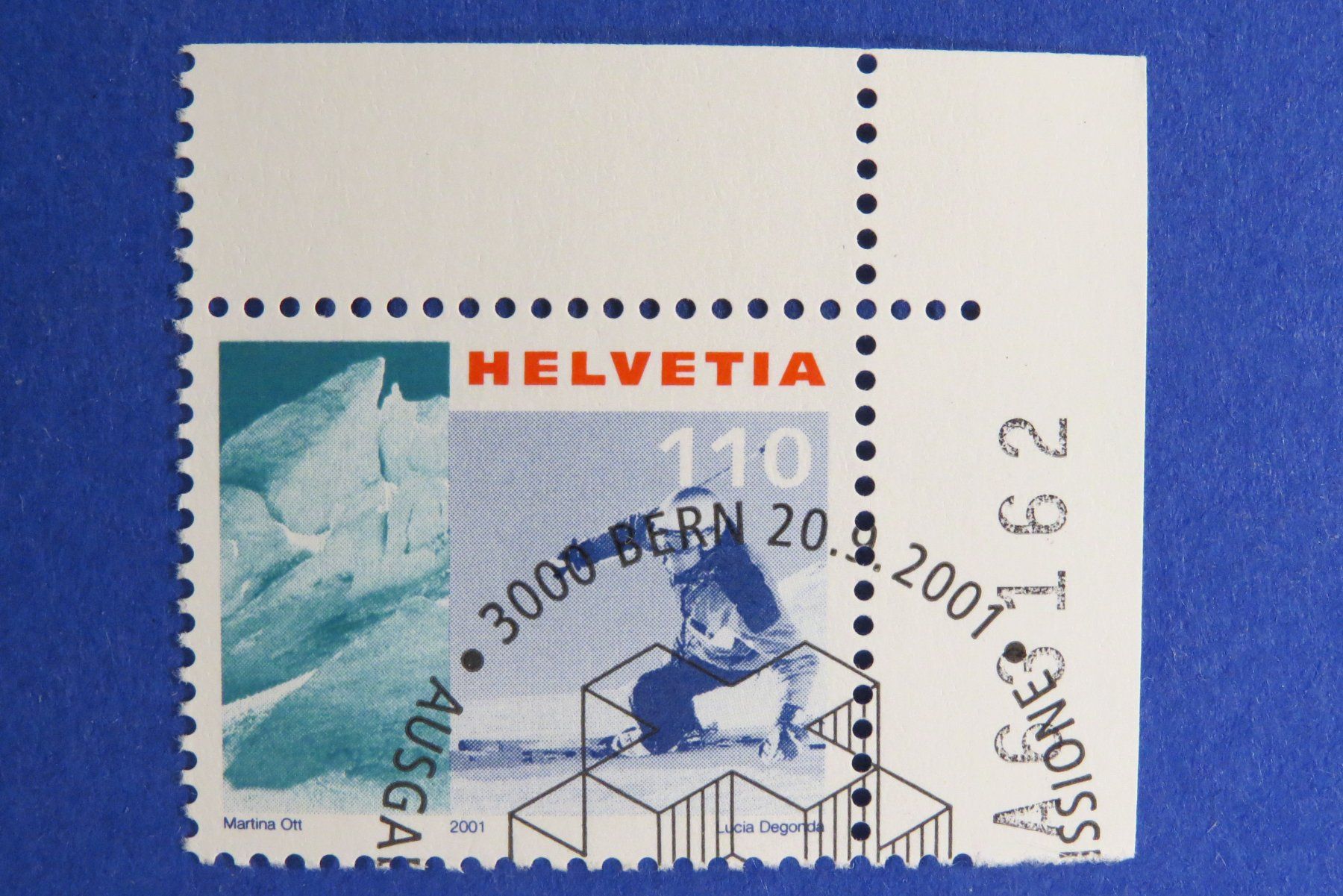 Alle Briefmarken: Serie Dauermarken 'Tourismus' 2000-01  off.ET-Stempel BERN – Gebraucht aus Brunnen von Kumari 1