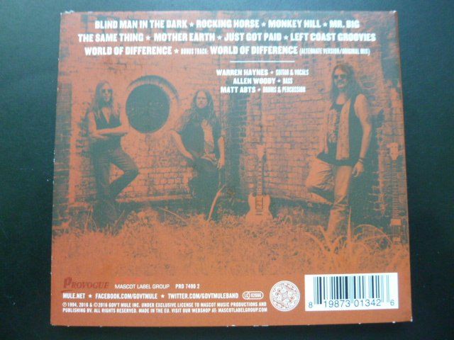 CD: Gov't Mule - The Tel-Star Sessions  (Digipack) – Usato da Au ZH venduto da sikoku 2