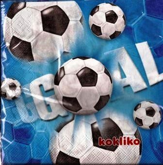 Tovaglioli: 2 Servietten  Fussball Goal – Nuovo (secondo la descrizione) da Basel venduto da Happybaer