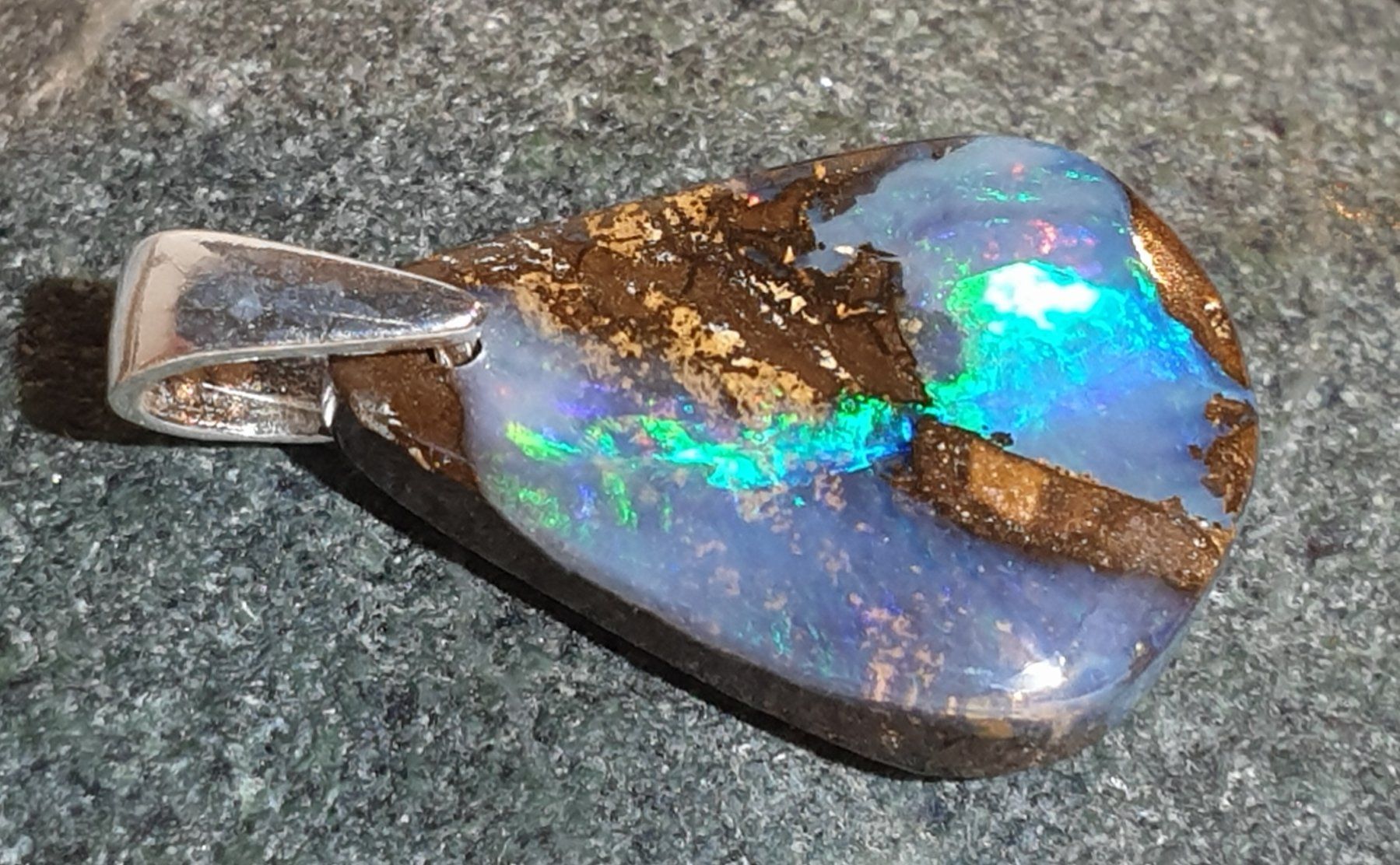 Ciondoli: Anhänger Boulder Opal. – Nuovo (secondo la descrizione) da Niederbüren venduto da Raphael014 6