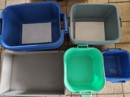 Sortiment Kunststoffboxen und Kisten verschiedene Grössen