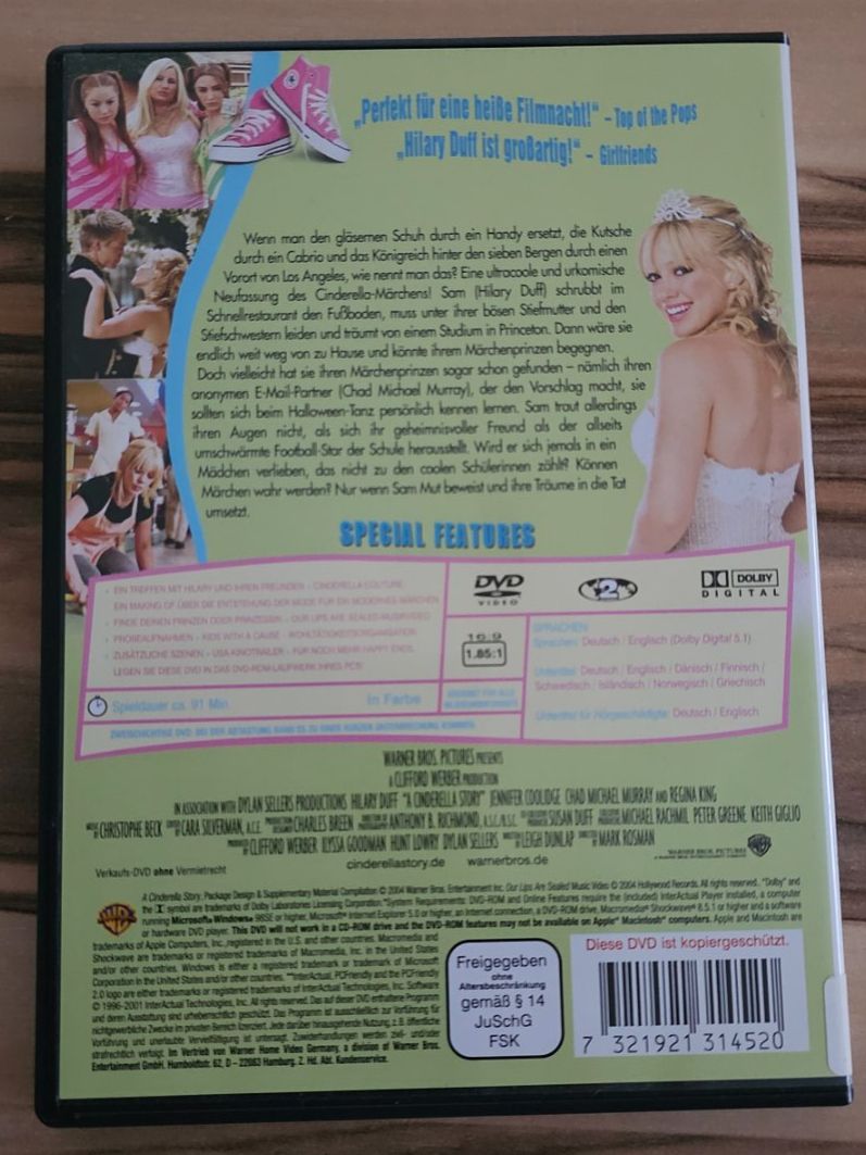 Tutti i DVDs: Cinderella Story/ DVD – Usato da Geuensee venduto da jes_9xyk 1