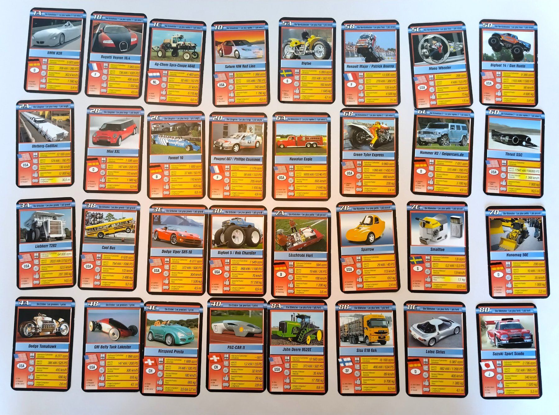 Ravensburger Giochi: Auto Quartett Coole Rekorde / 32 Karten ab Fr. 4.- – Usato da Bellach venduto da JingleJerry 2