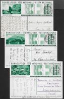 1933 drei BILD-BF Karten Steinbock o 58l + n + q Top ab 1.-