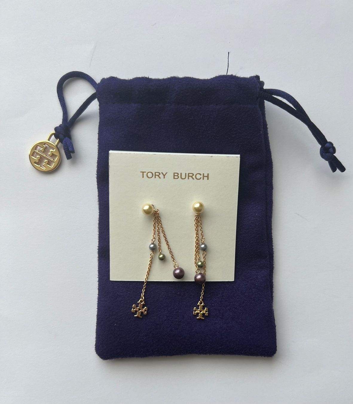Tory Burch Orecchini pendenti & Orecchini a lobo: Tory Burch LONG KIRA DROP EARRING - OHRRINGE – Nuovo e nell'imballaggio originale da Oberaach venduto da Dandy2021 2