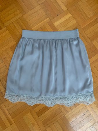 Benetton gonna grigia XS