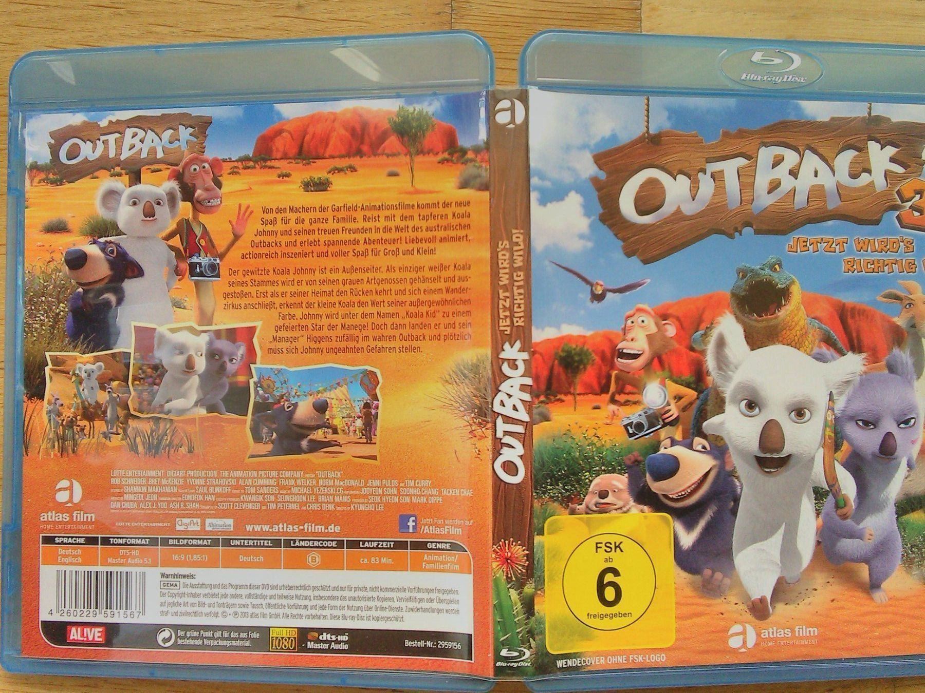 Tutti i DVDs: Outback (3D) - Jetzt wird's richtig wild! – Usato da St.Galllen venduto da elkaphone 2