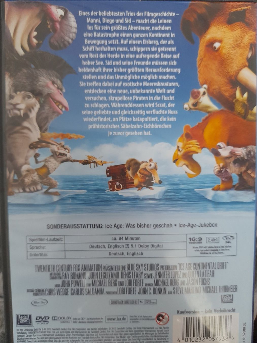 Tutti i DVDs: DVD - Ice Age 4 - voll verschroben – Usato da Eiken venduto da Lashar 1