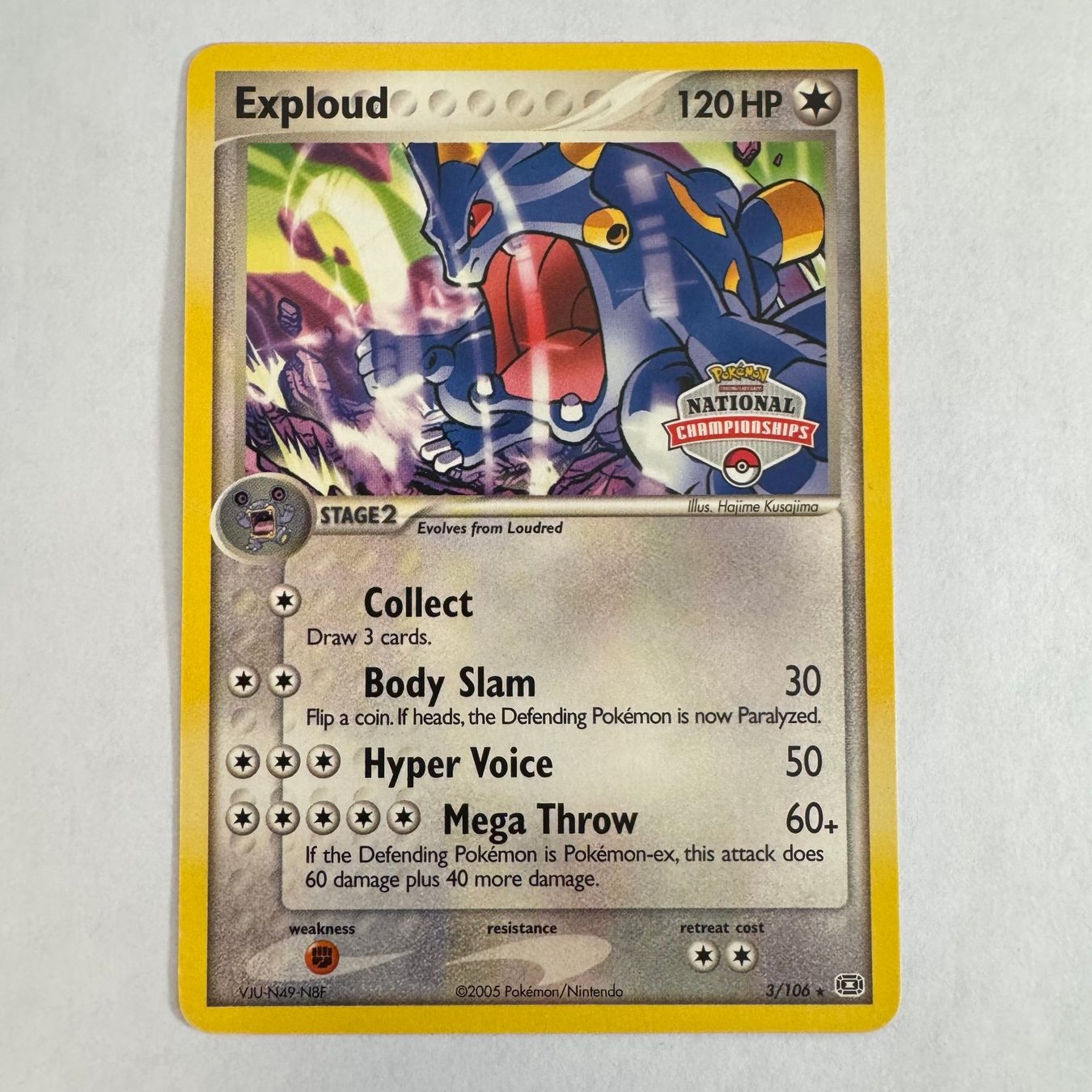 Pokémon Sammelbilder & Trading cards: Pokémon Exploud - 106 / 3 - ENG – Gebraucht aus Staad SG von miaCards