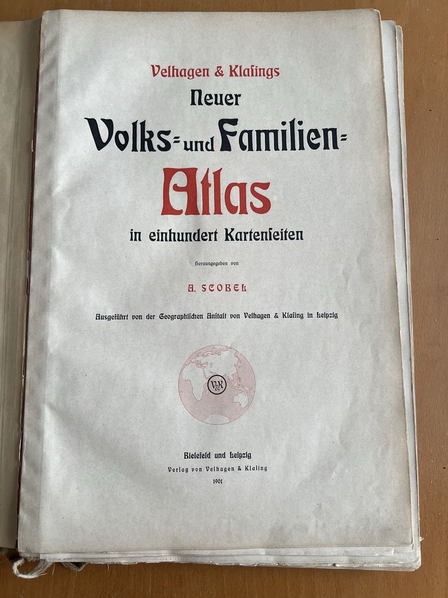 Libri: Deutscher Atlas 1901 – Usato da Rapperswil SG venduto da dunaway 7