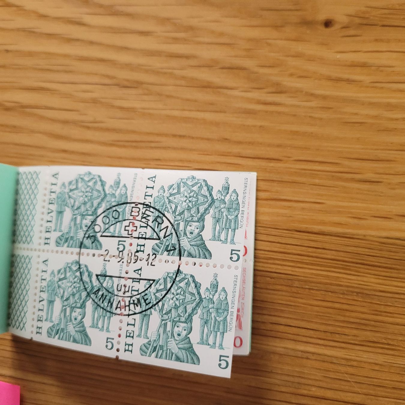 Alle Briefmarken: Carnet De Timbre /  Markenheftchen  Bern 1985 – Gebraucht aus Biel/Bienne von Destockweb 1