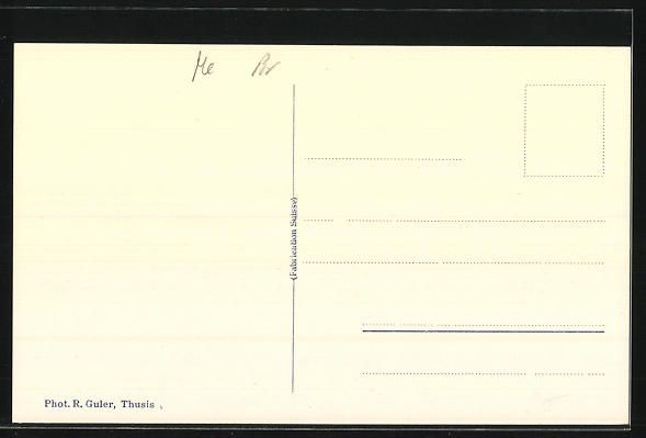 Cartoline postali: AK Avers-Cresta, Panorama mit Kapelle – Usato da Berlin venduto da bartko-reher 1