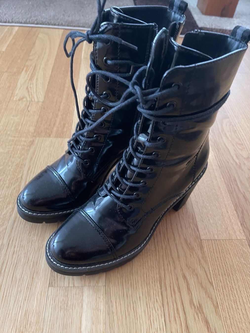 Scarpe da donna: Schnürboots Lackoptik – Nuovo (secondo la descrizione) da Staufen venduto da GiuliettaD 1