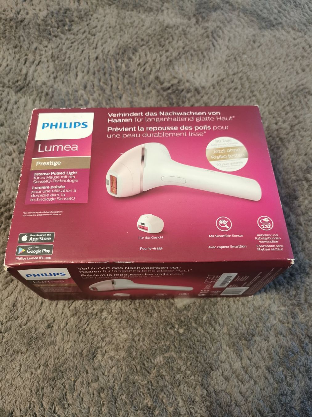 Philips Rasierapparate & Rasierklingen: Philips Lumea Prestige IPL -  Haarentfernung neuwertig – Gebraucht aus Gunzgen von 0Aurin0