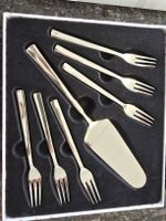 Kuchen set / 6x Gabeln und 1x Kuchenschneider