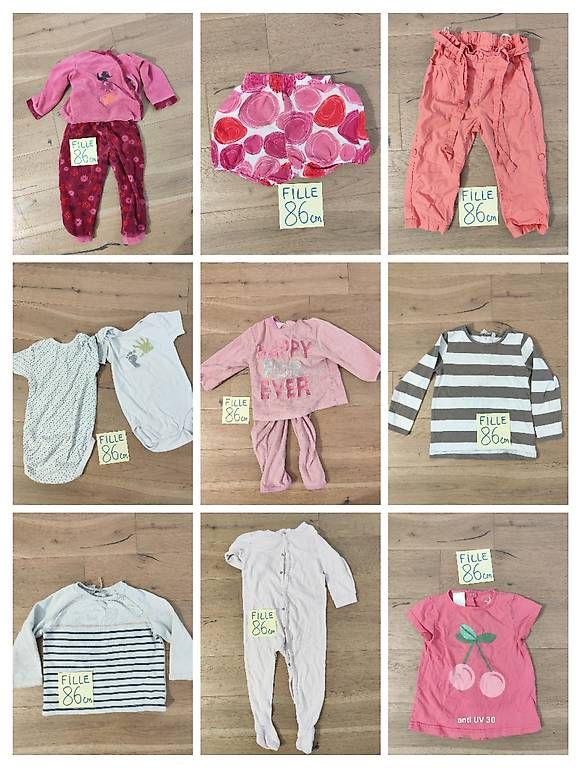 Lotti & Set di vestiti: Habits fille taille 86 cm – Usato da fribourg venduto da pegalex 1