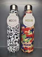Lot de 2 bouteilles isotherme KOOR 500 ml - NEUVE!