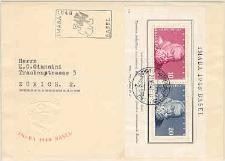 1948 IMABA Block auf Brief mit ET-O