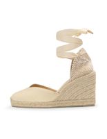 Castaner Wedges Keilabsatz Espadrilles Schnürung beige 37