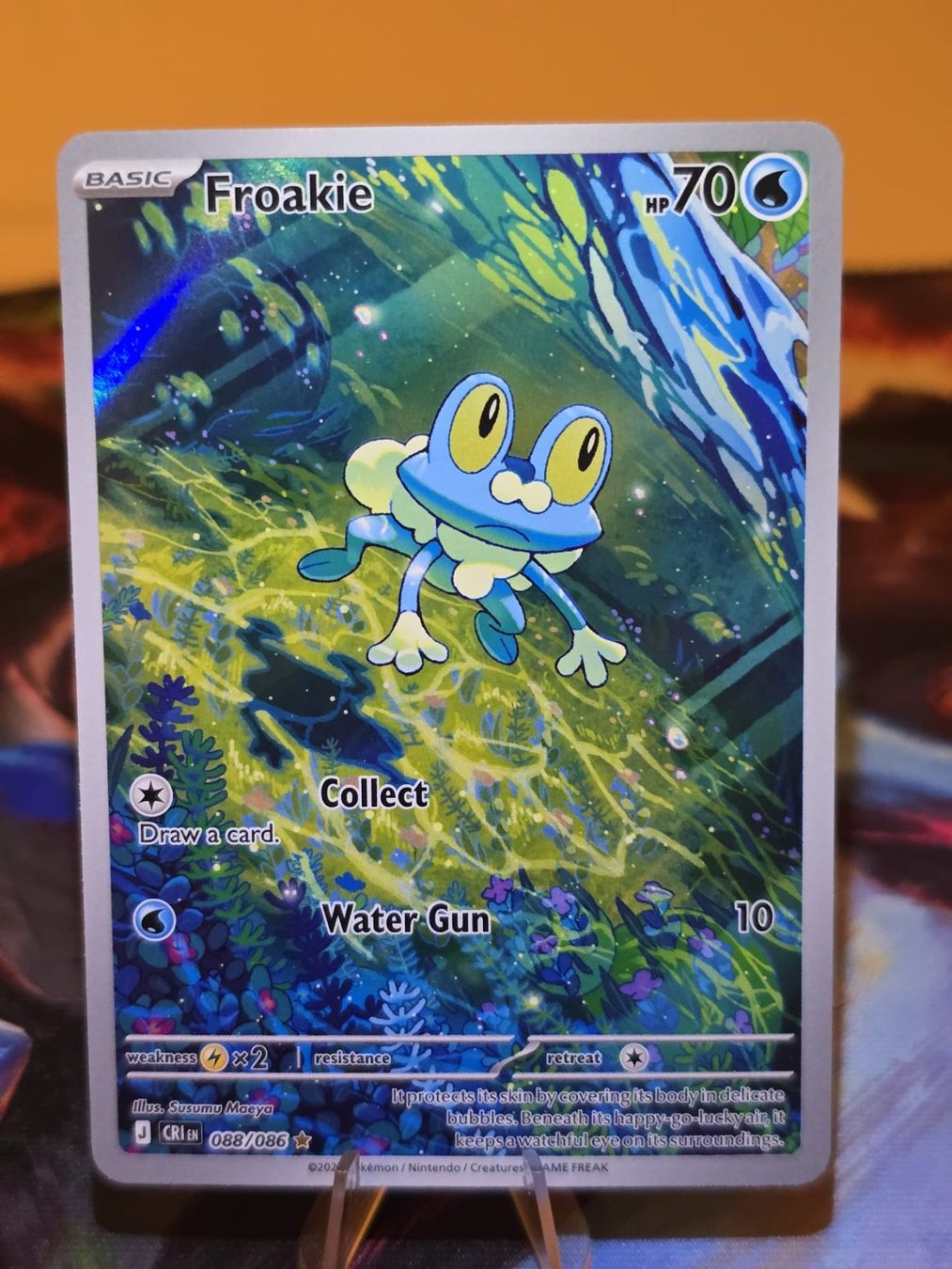 Pokémon Carte collezionabili: Froakie (CRI 088) – Usato da Lenzburg venduto da AkuyakuTCG